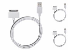 3x USB Sync Data Charging Charger Cable Cord fits iPhone 4 4S iPod Touch 4th Gen