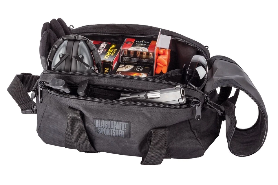 BLACKHAWK Pistol Range Bag SPORTSTER Bag Black 74RB02BK Nylon - Image 2 of 2