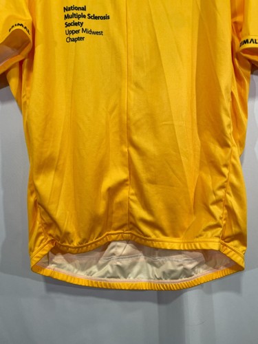 Primal Biking Riding Shirt National Multiple Sclerosis Society Yellow Men's XL - Picture 7 of 12