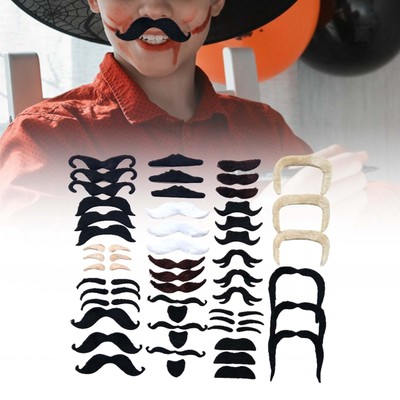 Halloween 16 Stile gefälschter Schnurrbart künstliche Bärte für Maskerade Party