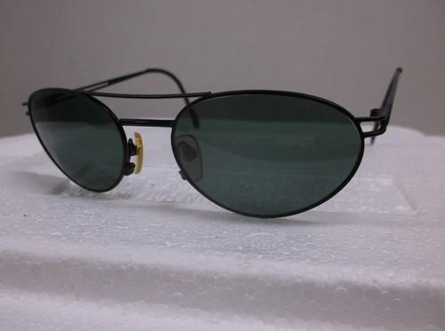 Gafas de sol vintage DKNY Oakwood negras K01028 brazo dividido - Imagen 2 de 6