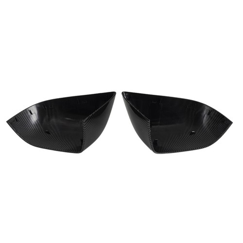 Rearview Side Mirror Housing Cover Cap Shell Carbon Look For Tesla Model Y 17-23 - Picture 8 of 10
