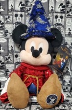 Disney Sorcerer Mickey Mouse Sequin Plush   Fantasia 80th Anniversary 15"