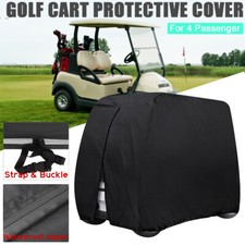Waterproof Golf Cart UV Cover 4 Passenger for EZ GO Club Car Yamaha Golf Carts