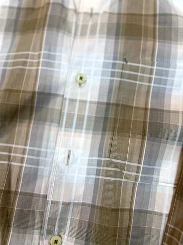 TOMMY BAHAMA Shirt Medium Multicolor Plaid Button Down Mens Flip Cuff - Picture 4 of 18