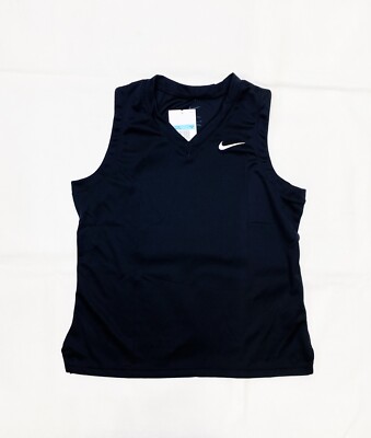 Nike Club Speed Sleeveless Lacrosse Jersey Tank Women's Medium Black DO8844