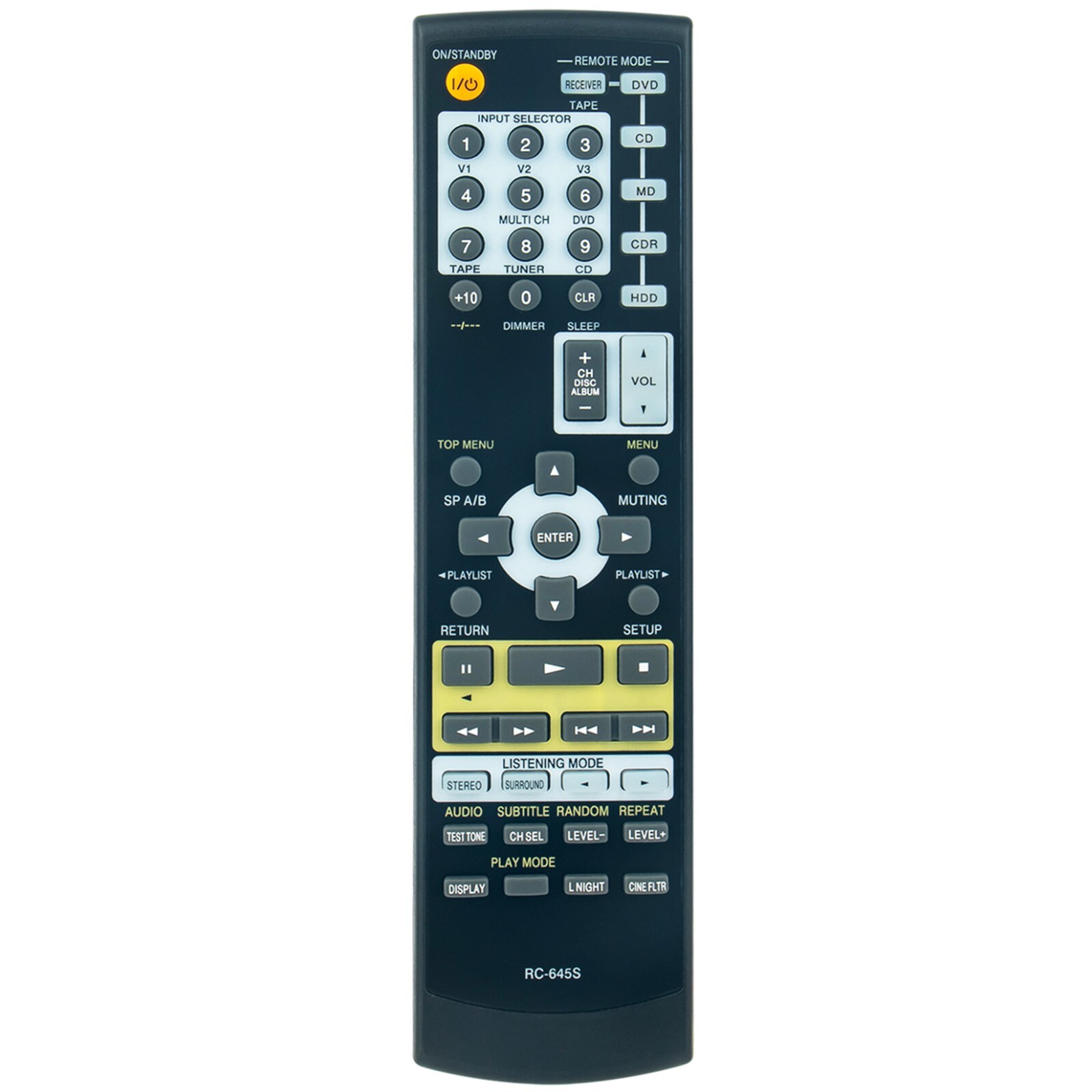 New RC-645S Replace Remote for Onkyo Home Theater TX-SR304 H