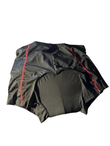 Radfahren Herren Shorts 5D Gel gepolstert 2" Schrittlänge schwarz Größe Medium - Bild 5 von 5
