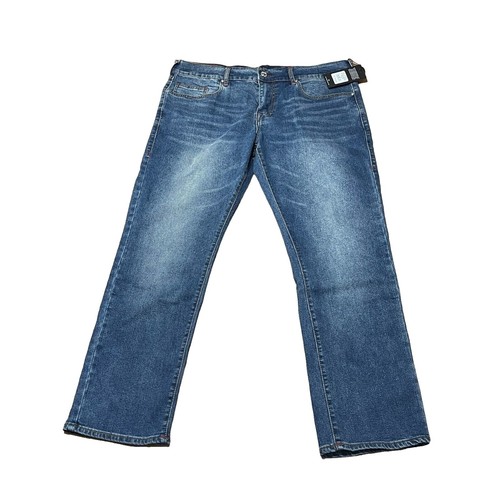 True Religion Men's Section #803 Big Rig Flare Jeans Distressed