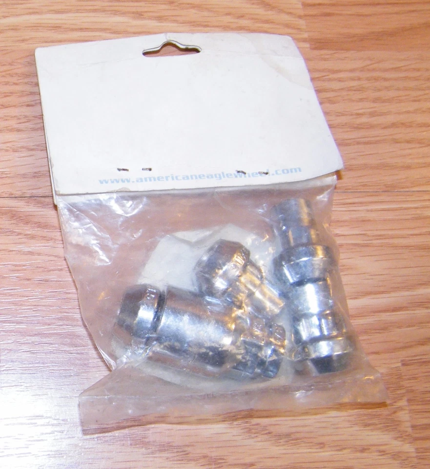 American Eagle Wheel Corp. (ACL20905) Chrome Lug Nut Wheel Locks **READ**  - Image 2 of 4