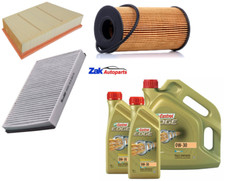FOR LAND ROVER DISCOVERY SPORT TD4 MK1 AIR, OIL CABIN FILTERS + OIL BOSCH KIT