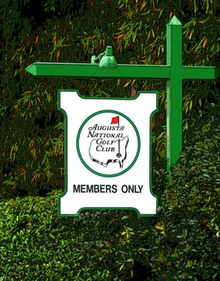 Members Only Augusta National Golf Club Canvas Art Print 16 x 20 - Image 1 of 4