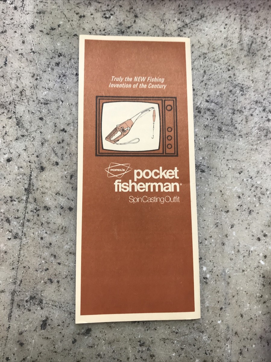 NOS Vintage 1972 Popeil's Pocket Fisherman Spin Casting NOS Vintage 1972 Popeil's Pocket Fisherman Spin Casting