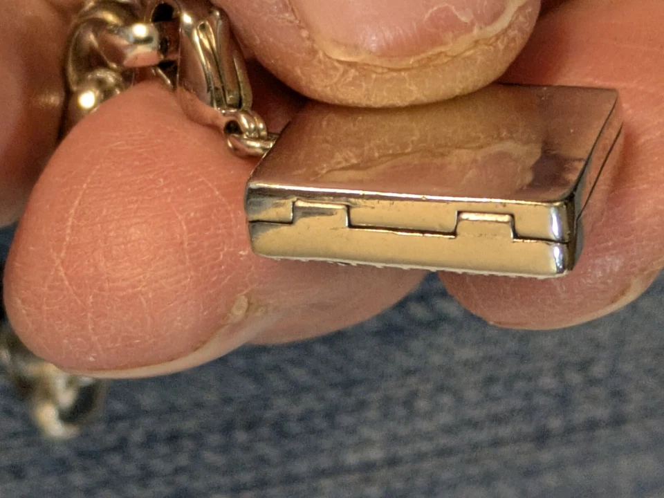 Origami Owl Sterling Silver Charm Bracelet W/Filled Floating Charms & More - Image 4 of 4