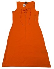 NWT RALPH LAUREN Sleeveless Lace-Up Shift Dress size S