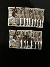 Braylon Bishop 2023 Bowman Chrome 1st BCP-90 Pirates 16 Card Lot