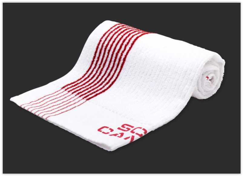 スコッティキャメロンビンテージキャディタオルVintage CaddyTowel NIP SCOTTY CAMERON GOLF TOWEL - VINTAGE CADDIE - WHITE WITH RED