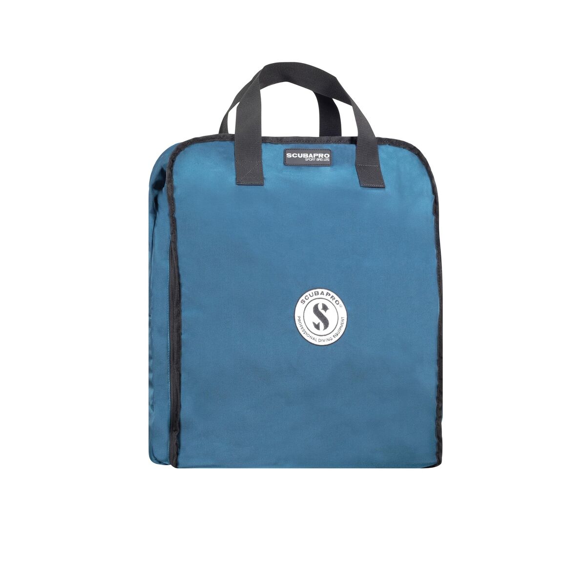 Sport Mesh 'N Roll 100 Wheeled Dive Bag With Double Duffel Straps And Adjustable Top Carry Handle For Diving Gear, Denim Blue Color Fabric