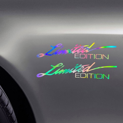 2x Laser LIMITED EDITION Car Styling Vinyl Auto Window Sticker Decor Accessories - Picture 11 of 12