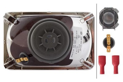 HELLA Halogen-Insert, headlight - 12/24V (NON UK, RH traffic 