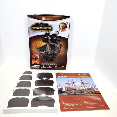 The Queen Anne's Revenge 3D Puzzle 155 Pieces Blackbeard 18th-Century Ship