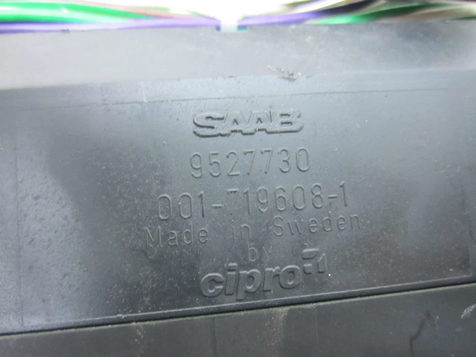 Velocímetro odómetro medidores de grupo tablero 216K usado para 1989 89 SAAB 9000 Foto 4 de 4