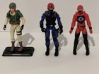 GI Joe 2020 Retro Series Crankcase, Fang Pilot, And Hiss Driver.