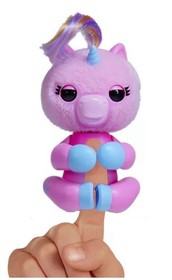 Fingerlings Baby Monkey Snowbelle Unicorn Sounds Removable Santa Hat NIP