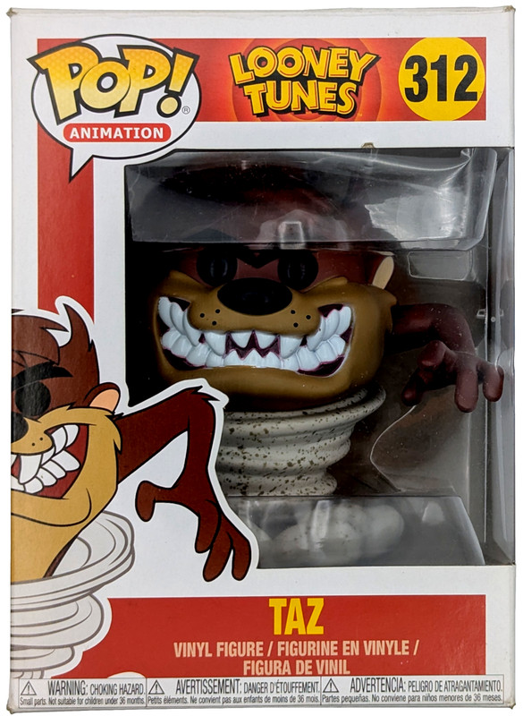 Funko Pop Animation Looney Tunes Taz #312 tazmanian devil