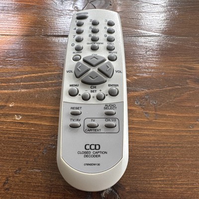 Orion Sansui CCD 076N0DW130 Closed Caption Decoder Remote Control Working OEM