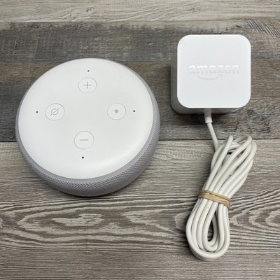 Amazon Echo Dot 3rd Gen D9N29T Smart Speaker Alexa White Tested Working
