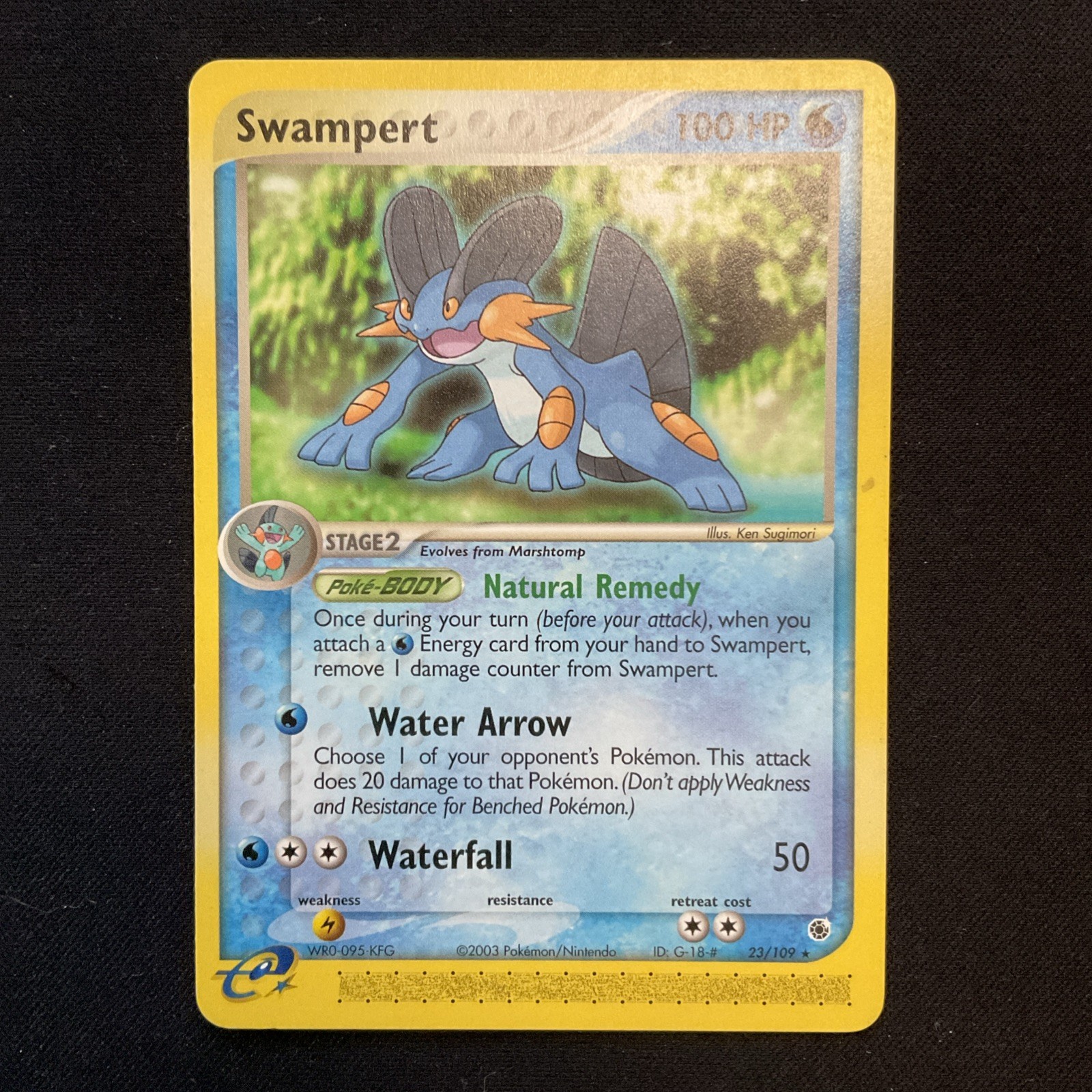 Swampert 23/109 Rare Ruby and Sapphire Pokemon 