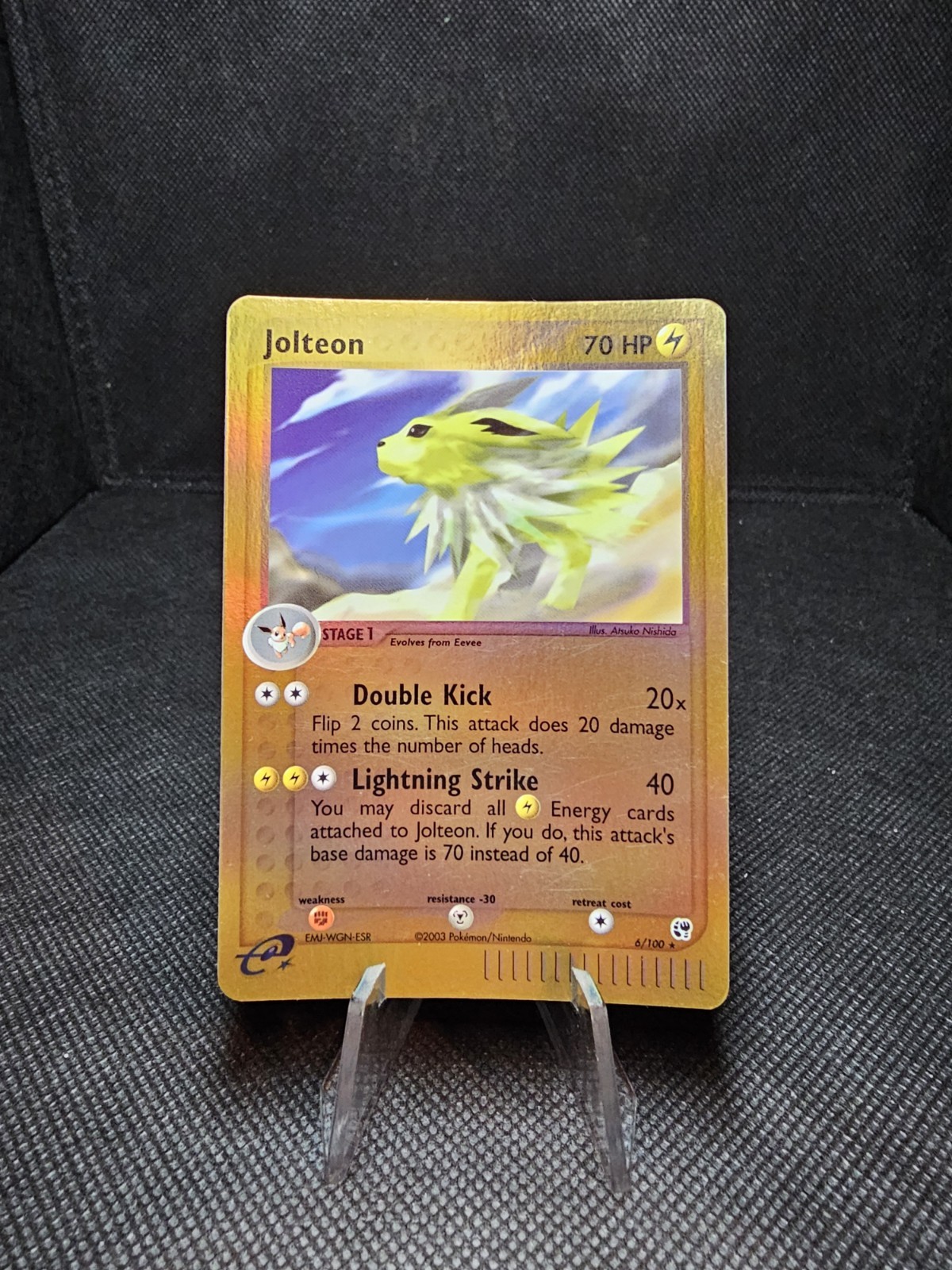 Jolteon 6/100 Sandstorm Reverse Holo - NM