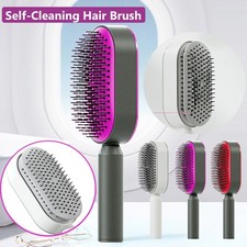 Self Cleaning Hair Brush For Women One-key Cleaning Hair Loss Airbag Massage Sca