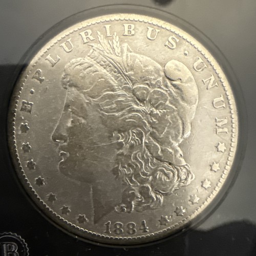 1884-O $1 Morgan Silver Dollar Bradford Exchange VG - Picture 2 of 5