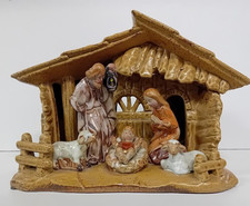 Presepe natività in ceramica dimensione 270 x 130 x 185 mm lxpxh