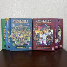 Minecraft Swordstone Saga Hard Cover Book Set Volume 1-6 New Age 6-9