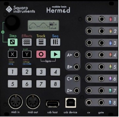 Squarp Instruments Hermod Modular Brain 8-Spur Sequencer & Interface Modul