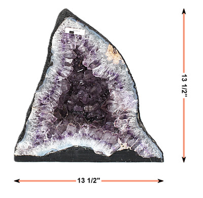 DMS Store Amethyst Geode from Brazil R.1265 (Dim.: 13.5'' x 13.5'' x 7'', 36.43 lb)