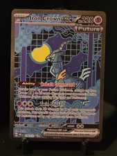 Pokemon Prismatic Evolutions Iron Crown EX 158/131 SIR NM/MT on eBay
