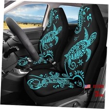 Sea Turtle Car Seat Cover Waterproof Auto Seat Protectors for Black-Sea Turtle