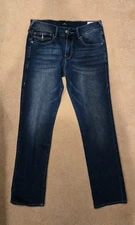 True Religion Ricky Straight Flap Jeans - Men's Size 32x34