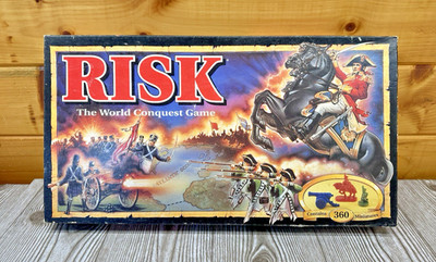 Vtg RISK Board Game 1993 Classic War Strategy Miniatures Figures - COMPLETE