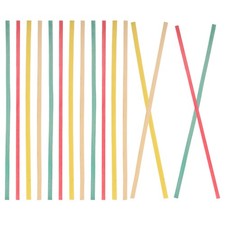 80 Pcs Handwoven Bamboo Strips Weaving Craft Materials Essentials for Basket