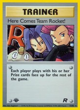 Here Comes Team Rocket! - 15/82 - Pokemon Team Rocket 1st Edition Holo Rare LP on eBay