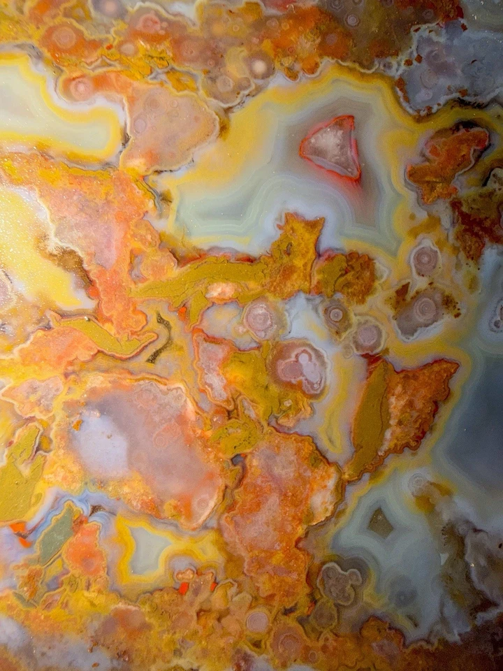 Ágata grande de Kentucky A+ **Verdaderamente única en su clase** losa gruesa áspera (sin fracturas) Foto 4 de 4