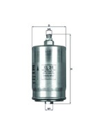 NEU - Mahle KL38 Kraftstofffilter FüR Isdera MERCEDES-BENZ Puch