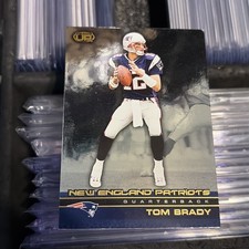 2002 Pacific Heads Up Tom Brady 71 Ne Patriots 2nd Year Card Bent Corner