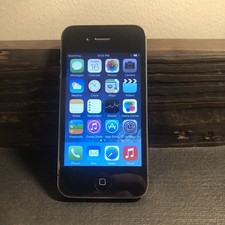 Apple iPhone 4 16GB Black - A1349 - GSM - Good Condition - iOS 7.1.2