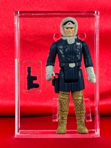 VINTAGE STAR WARS AFA 80+ HAN SOLO HOTH OUTFIT TAN PANTS HK